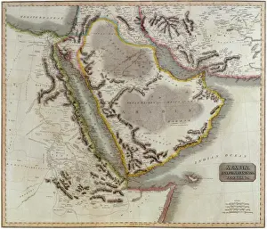 Map of Arabian Desert 1815