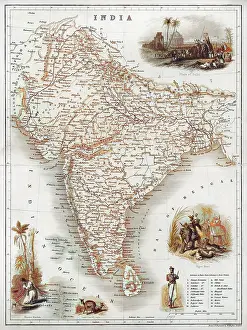 C1850: Map - Asia - India