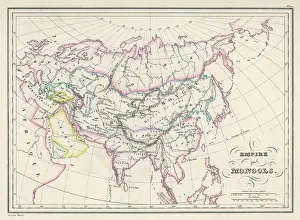 Extent: Map - Asia - Mongol Empire