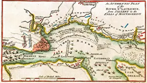 Sillery: Map of Battle For Quebec 1759