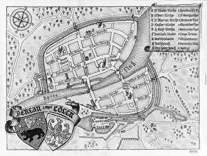 Geospatial: Map of Berlin, c. 1442