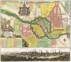 1740: Map of Berlin City - 1740