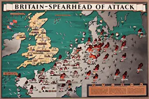 Spearhead: Map, Britain -- Spearhead of Attack, WW2
