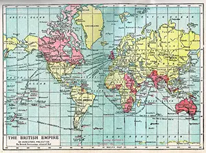 Latitude: Map of the British Empire
