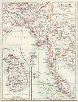 Assam: Map of Burma