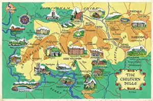 Chiltern: Map - The Chiltern Hills