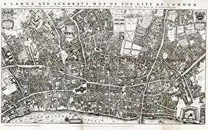 Translator: Map of the City of London by John Ogilby