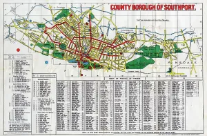 Blundell: Map of the County Borough of Southport, Lancashire