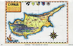 Isalnd: Map of Cyprus - The Island of Venus