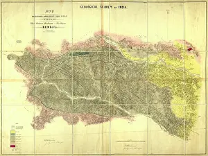 Geological: Map of the Damoodah and adjacent coal field (Williams 1847)