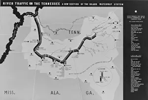 Authorized: Map diagrams the river transport development ?