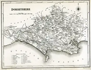 Dorsetshire: Map of Dorsetshire