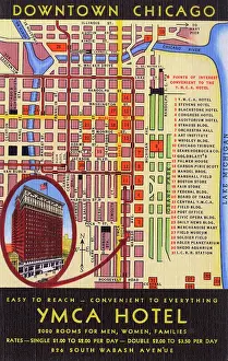 Ymca: Map of Downtown Chicago