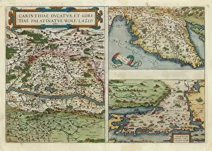 Historischer: Map of Duchy of Carinthia and County