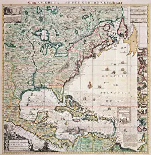1733: Map of Early America 1733