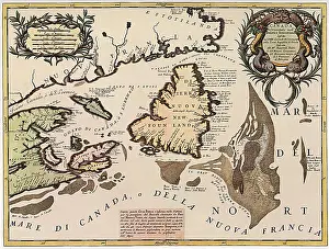 1692: Map of Eastern Canada 1692