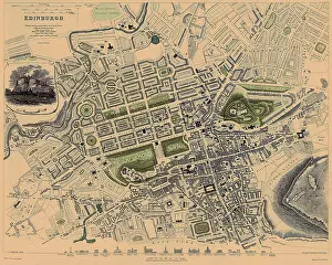 Antiquarian: Map of Edinburgh 1834