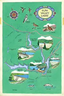Elan: Map - Elan Valley Lakes
