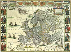 Blaeu: Map of Europe 1617