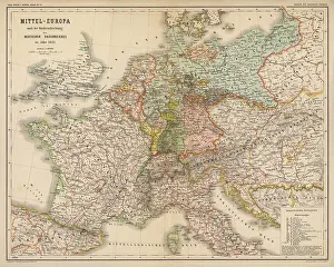 Mention: Map - Europe - Germany 1871