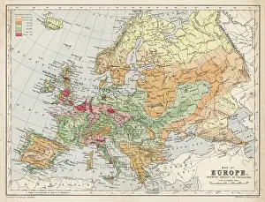Density: Map - Europe - Population