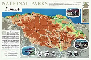 Exmoor: Map of Exmoor