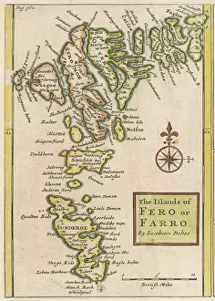 Faeroe: Map of the Faeroe Islands