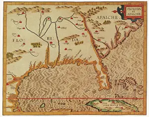1597: Map of Florida 1597