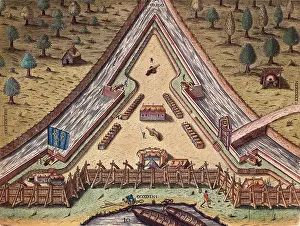 Robust: Map of Fort Caroline, built by second French