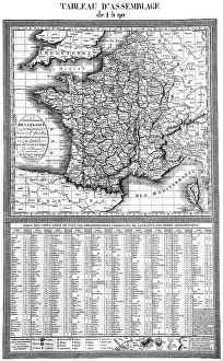 Cesar: Map of France Divided into