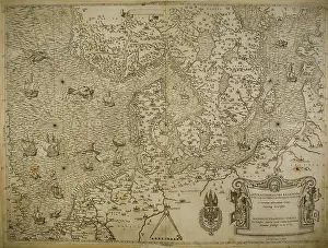 Luxembourg: Map of Friesland. Netherlands