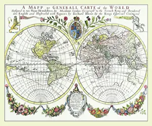Hemisphere: Map or General Carte of the World