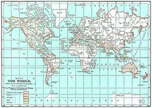 Latitude: map - geography - world - politics