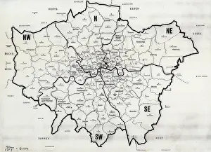 Annotation: Map of the Greater London area