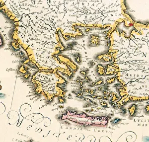 Grece: Map of Greece 1650