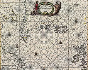 Loon: Map of Greenland 1666