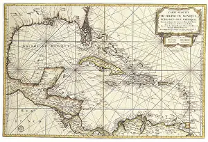 1764: Map of Gulf of Mexico 1764