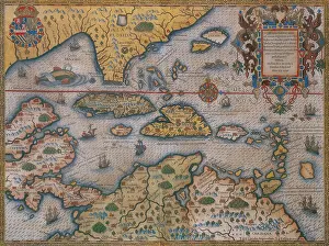1594: Map of Gulf of Mexico and C