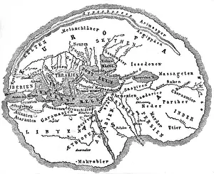 Halicarnassus: Map after Herodotus of Halicarnassus
