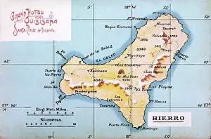 Hierro: Map of Hierro, Canary Islands