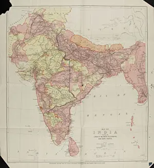 Specially: Map of India Shewing the Lines of Railways, Telegraphs?