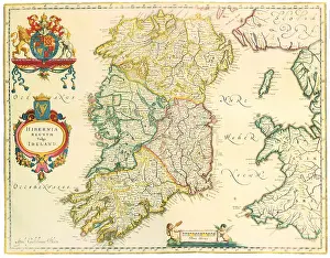Leinster: Map of Ireland 1635