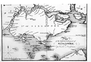 Slam: Map of the island of Singapore