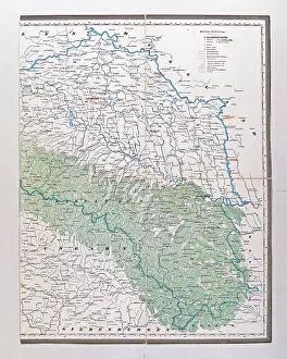Topographic: Map of the Kingdom of Galicia (Part 2). 1841