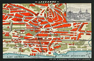 Leman: Map of Lausanne