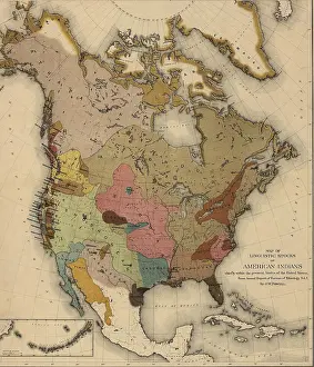 Linguistic: Map of linguistic stocks of American Indians ?
