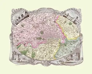 Environs: Map of London from 1839