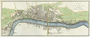 Map of London, c.1560