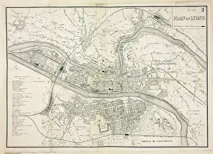 Rhone: Map of Lyon