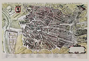 Witt: Map of Madrid by F
